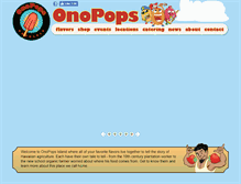 Tablet Screenshot of onopops.com